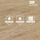 Миниатюра изображения товара Виниловый пол SPC Floor Etna Дуб Латина 4002