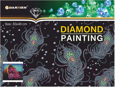 Набор алмазной вышивки Darvish Корзина с сиренью / DV-9512-15