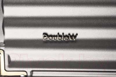 Чемодан на колесах DoubleW E087# (S, темно-серый)