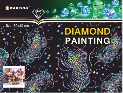 Набор алмазной вышивки Darvish Прекрасный букет / DV-9512-9