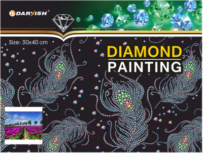Набор алмазной вышивки Darvish Тюльпановое поле / DV-9512-5