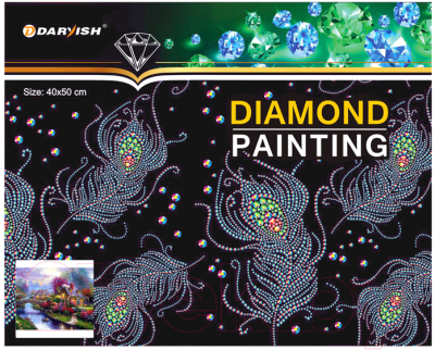 Набор алмазной вышивки Darvish Красивая деревня у реки / DV-9518-10