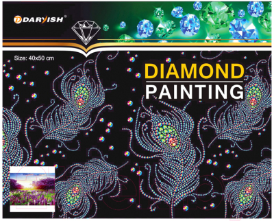 Набор алмазной вышивки Darvish Цветочное поле / DV-9518-2