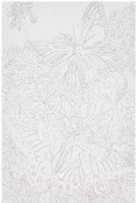 Картина по номерам Darvish Бабочки в цветах / DV-9519-14