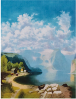Картина по номерам Darvish Горное озеро / DV-9520-10 - 