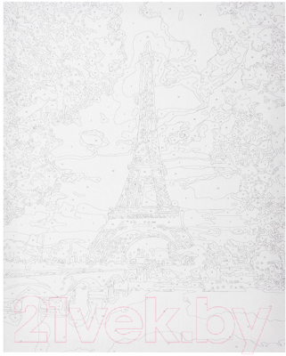 Картина по номерам Darvish Эйфелева башня весной / DV-9521-3