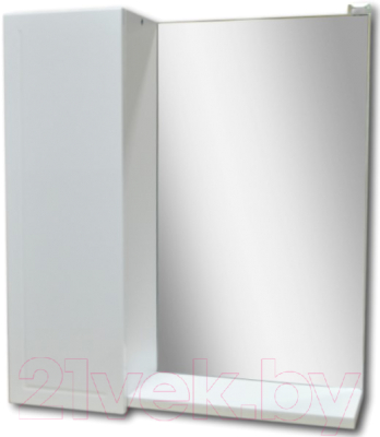 Шкаф с зеркалом для ванной Гамма 09Ф8 (левый)