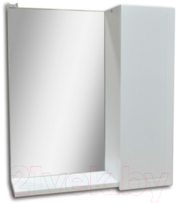 Шкаф с зеркалом для ванной Гамма 09Ф8 (правый)