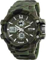 Часы наручные женские Skmei 0990 (зеленые) - 