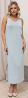 Платье Romgil ТЗ633Х (р.170-176-84-90, бледно-голубой/серебристый) - 