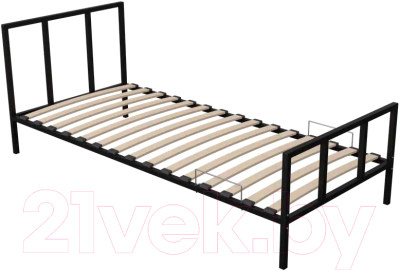 Полуторная кровать Askona Остин 90x200 (черный)