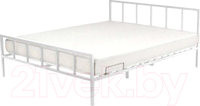Полуторная кровать Askona Остин 160x200 (белый)