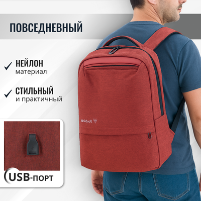 Рюкзак DoubleW Ramble 079# (красный) - 