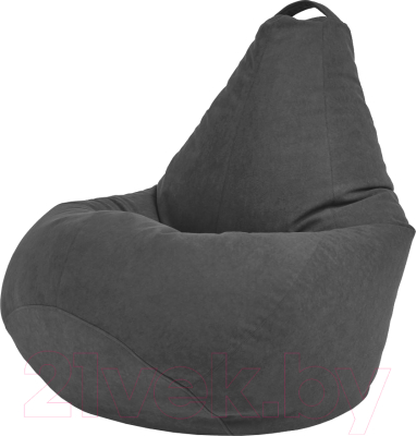 Бескаркасное кресло Sled Велюр 100x100x145 (антроцит)