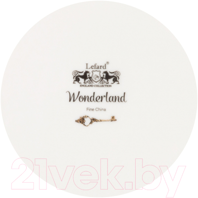 Тарелка закусочная (десертная) Lefard Wonderland Сердце / 590-536