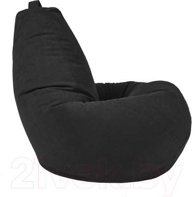 Бескаркасное кресло Sled Велюр 70х70х100 (черный)