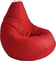 Бескаркасное кресло Kreslomeshki Груша L / G-100x80-K (красный) - 