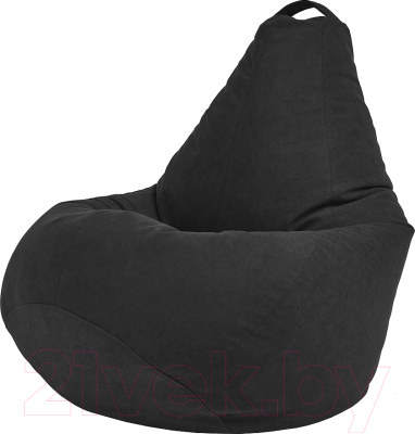 Бескаркасное кресло Sled Велюр 110x110x160 (черный)