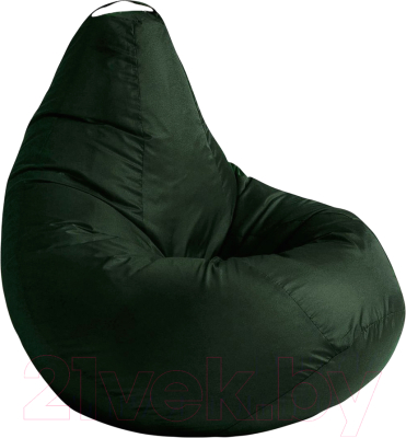 Бескаркасное кресло Kreslomeshki Груша XL / G-120x85-Z (темно-зеленый)