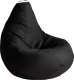 Бескаркасное кресло Kreslomeshki Груша XL / G-120x85-CH (черный) - 