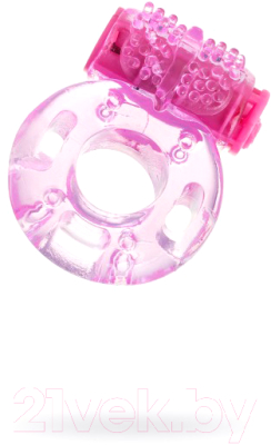 Виброкольцо ToyFa 818040-3 (розовыйрозовый)