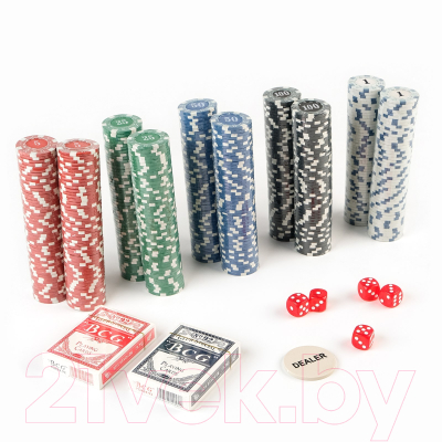 Набор для покера Sima-Land Карты, фишки, кубики / 452697