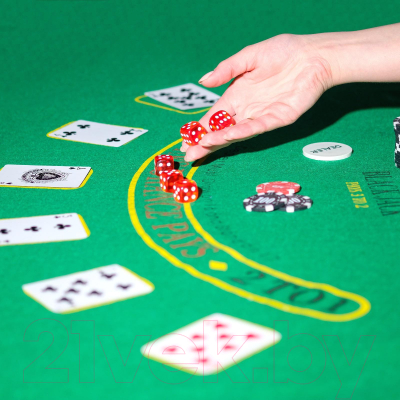 Набор для покера Sima-Land Карты, фишки, кубики / 452697