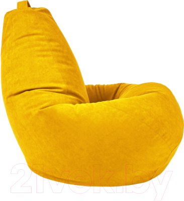 Бескаркасное кресло Sled Велюр 70х70х100 (апельсин)