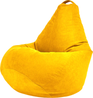Бескаркасное кресло Sled Велюр 100x100x145 (апельсин) - 