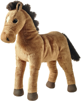 Мягкая игрушка Swed house Palsleksaker Лошадь MR3-608 (коричневый) - 