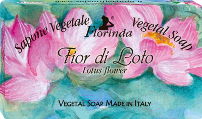Мыло твердое Florinda Fiori Di Melo Цветок Лотоса (100г)
