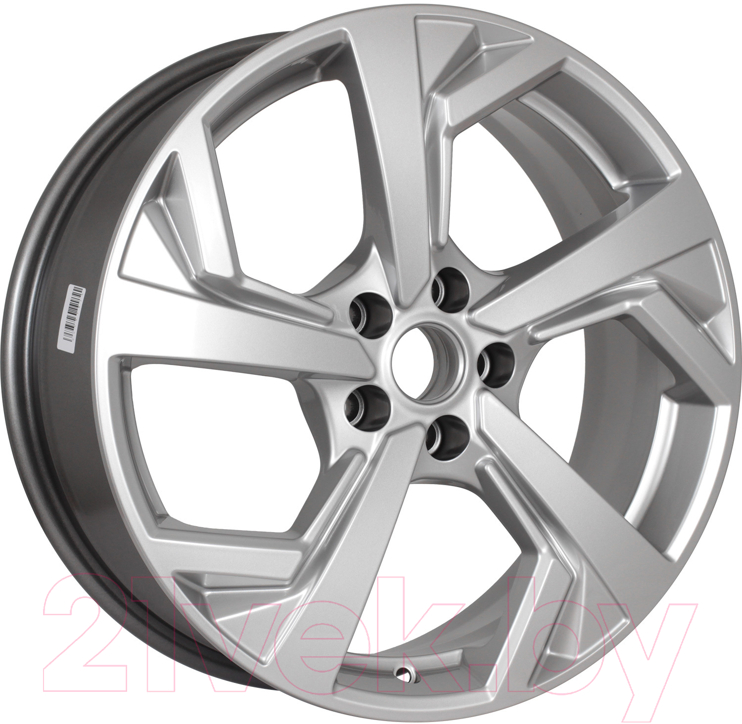 Литой диск KDW KD1811 Tiggo 7 18x7" 5x108мм DIA 60.1мм ET 33мм (Silver Painted)