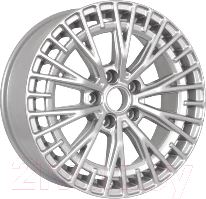 Литой диск KDW KD1730 (КС1098-04) 17x7" 5x114.3мм DIA 66.6мм ET 37мм (Silver Painted)