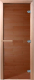 Стеклянная дверь для бани/сауны Doorwood Теплый день 190x70 (бронза, коробка хвоя) - 