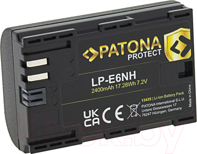 Аккумулятор для камеры Patona Protect 13435 