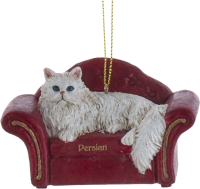 Елочная игрушка Kurt S. Adler Персидская кошка на диване / E0671_5 - 