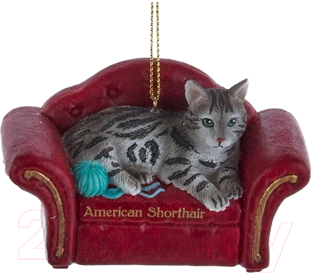 Елочная игрушка Kurt S. Adler Американская кошка на диване / E0671_7