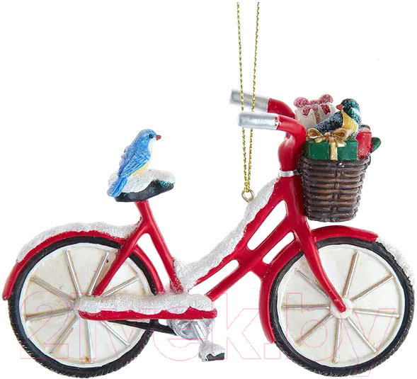 Елочная игрушка Kurt S. Adler Птичка на велосипеде / E0757