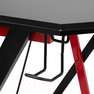 Геймерский стол Oklick 521G (черный/красный)