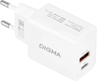 Адаптер питания сетевой Digma DGW2D / DGW2D0F110WH (белый) - 