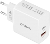 Адаптер питания сетевой Digma DGW3D / DGW3D0F110WH (белый) - 