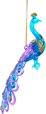 

Елочная игрушка, Радужный павлин / T3462