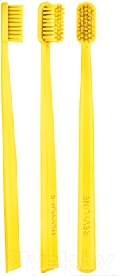 Набор зубных щеток Revyline Duo SM6000 / 6999 (2шт, желтый/серый)