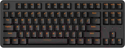 Клавиатура Crown EK807G (черный, D Brown Switch)