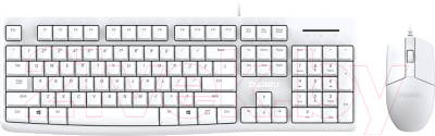 Клавиатура+мышь Dareu MK185 (белый)
