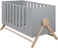 Детская кровать-трансформер Micuna Swing Relax 60x120 (Grey/Natural Wax) - 
