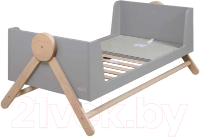 Детская кровать-трансформер Micuna Swing Relax 60x120 (Grey/Natural Wax)
