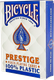 Игральные карты Bicycle Prestige Rider 100% Plastic Jumbo / F44100-b (синий) - 