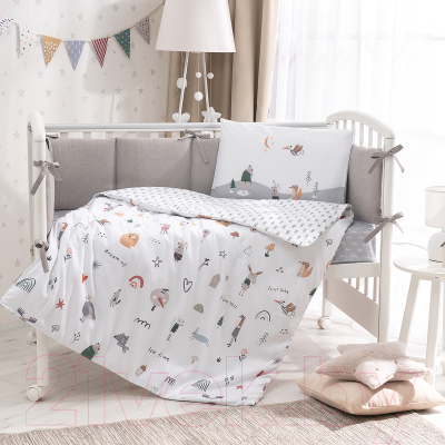 Комплект постельный для малышей Perina Forest Baby / FB3-01.1