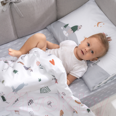 Комплект постельный для малышей Perina Forest Baby / FB3-01.1